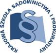 Logo: the National School of Judiciary and Public Prosecution, Poland